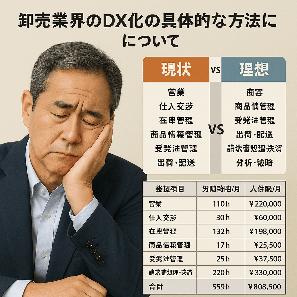 【2025年最新】卸売業界でのDXを考えてみたの画像